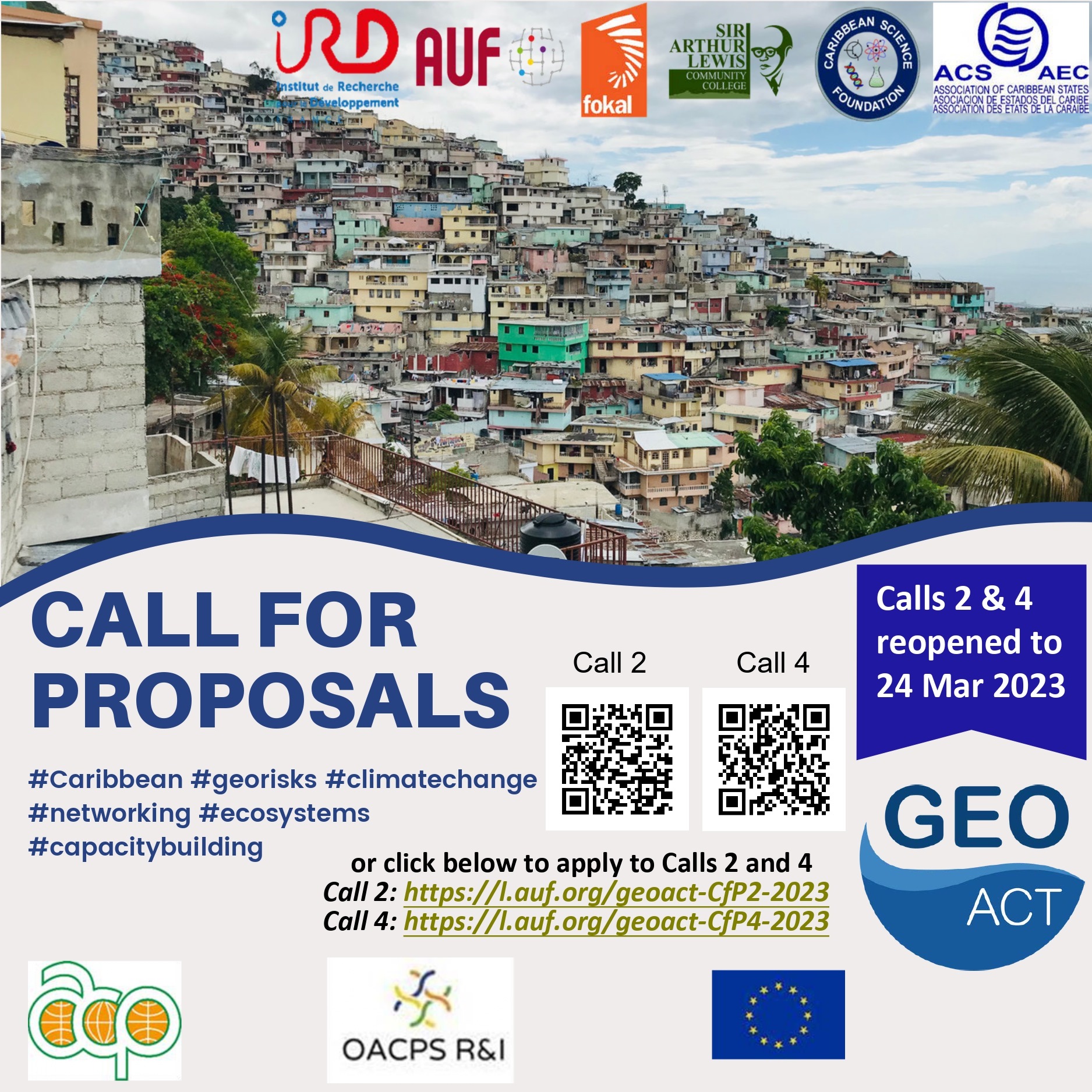 GEOACT Call for Proposals Calls 2 and 4 Reopened Flyer 20220223 page 0001 1