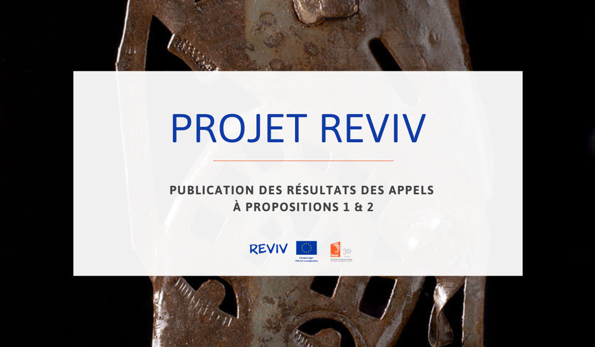 reviv resultats appel a projets