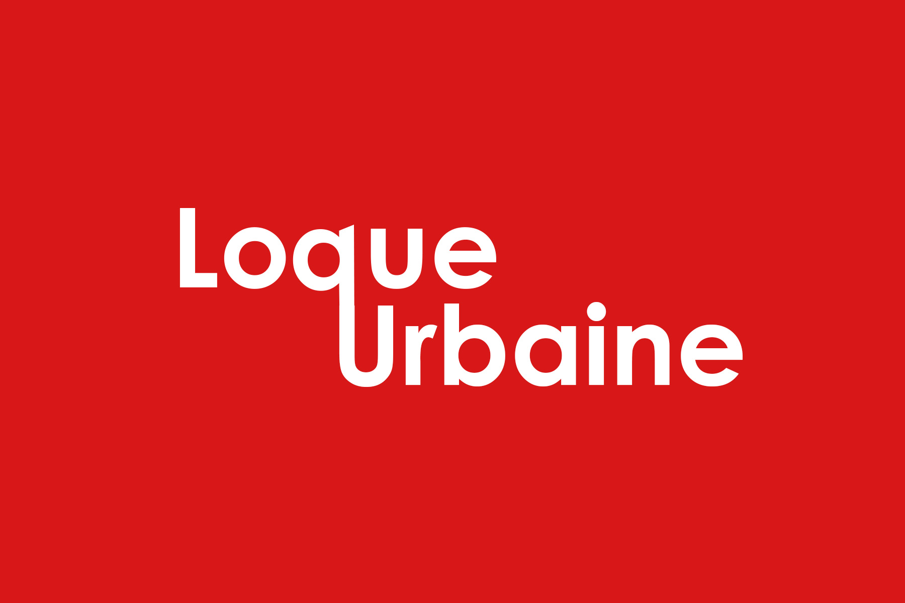 logo loque urbaine rouge