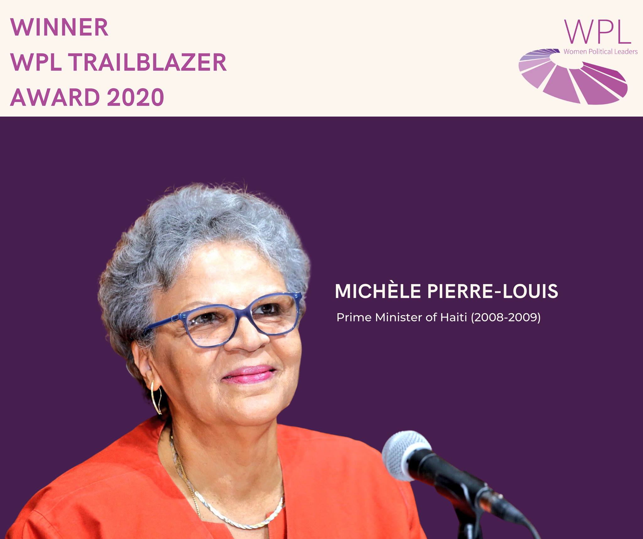 Mich le Duvivier Pierre Louis honored with WPL Trailblazer Award